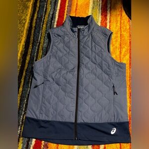 Asics Men’s Blue Quilted Vest